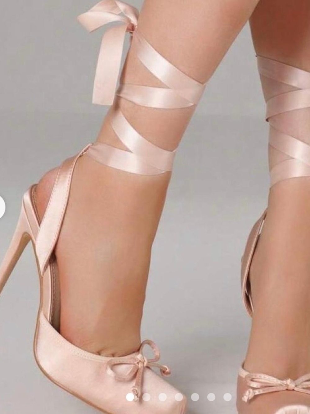 🔥💗 NEW! STEVE MADDEN BALLERINA PINK SATIN LACE-UP HEELS SIZE 8.5 🎀✨